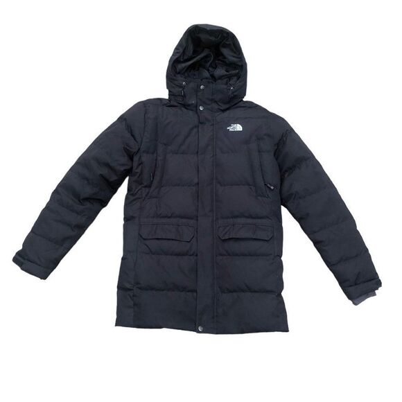 RARE 2012 The North Face Parka Jacket 800 Black Medium - Picture 15 of 16